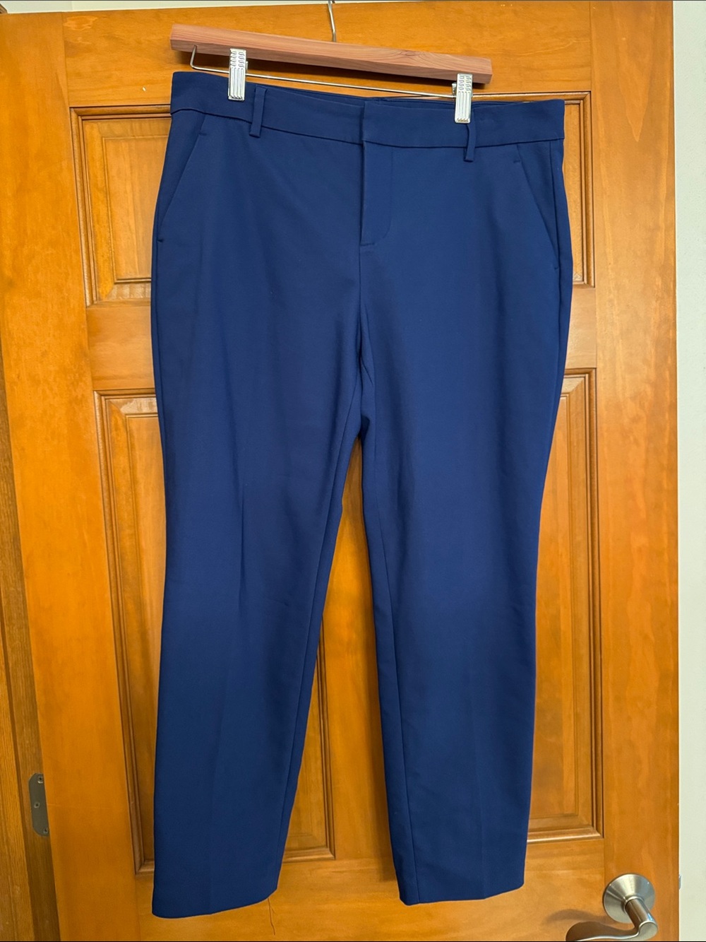 Liverpool blue Straight-Leg Dress Trousers